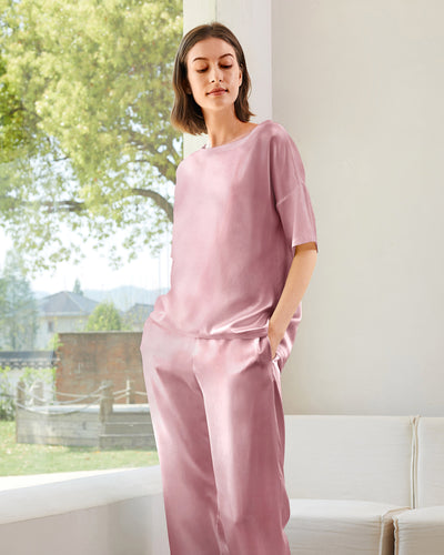 Best Washable 100% Pure Silk Pajamas Set for Women & Mens – Mommesilk
